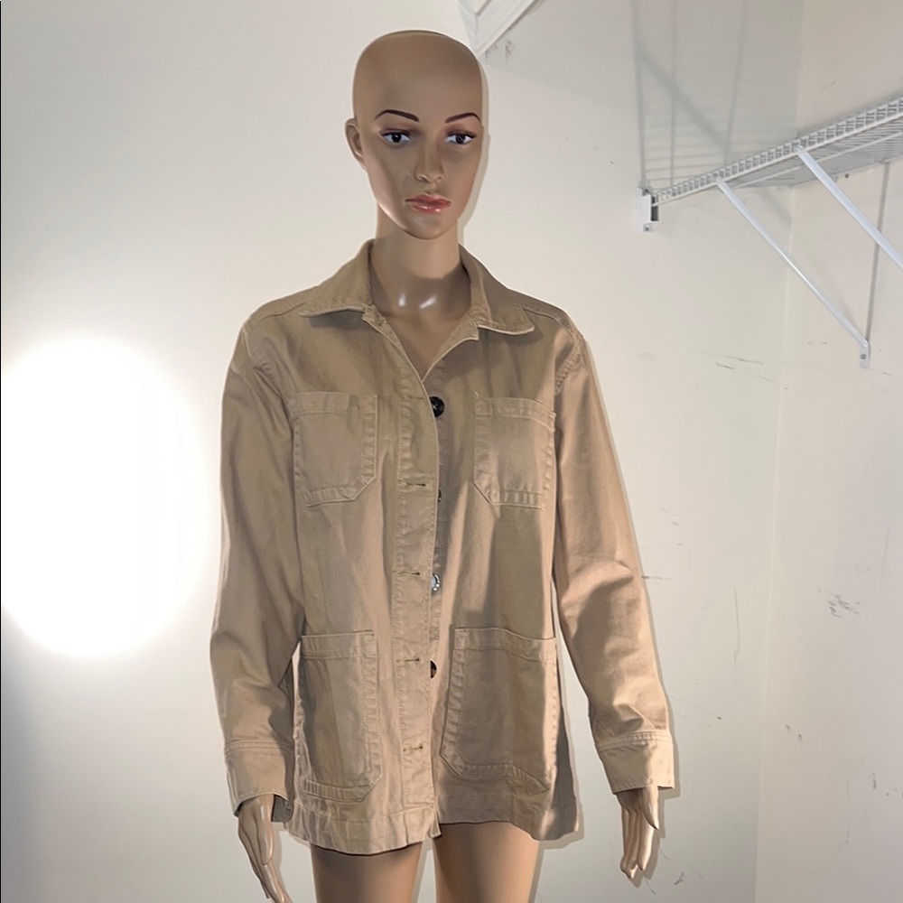 Stradivarius Tan Utility Jacket (#35)